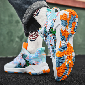 <strong>Outdoor</strong> <strong>Basketball</strong> Sports <strong>Shoes</strong> Fashionable Ankle Protection Wear-Resistant Cool Design for Winter Season Featuring Rubber PU - Product Image 6