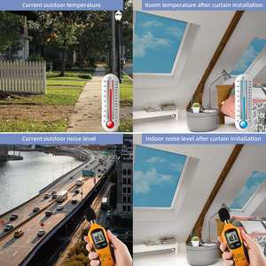 Stores cellulaires à motif manuel ZSTARR, stores en nid d'abeille sans cordon, stores occultants en tissu pour fenêtre <span class=keywords><strong>de</strong></span> <span class=keywords><strong>toit</strong></span> inclinée - Product Image 3