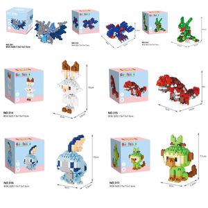 CAYI Blocs Nano 7.5cm Série Pokemon Anime Ensemble de Blocs à Construire Briques Monstre de Poche Figurine Dessin Animé Micro Jouets 3D à Bricoler pour Enfants - Product Image 6