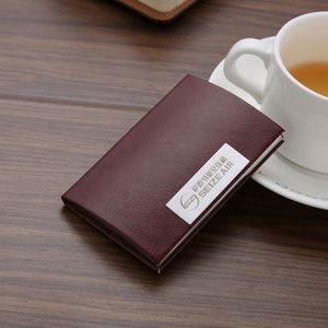 Ensemble cadeau d'affaires promotionnel en cuir PU, comprenant un carnet A5, un stylo, un porte-clés et un porte-cartes de visite, ensemble de quatre pièces - Product Image 3