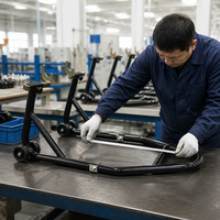 Support de levage réglable pour moto, support de levage de roue arrière pour l'entretien sur piste de course