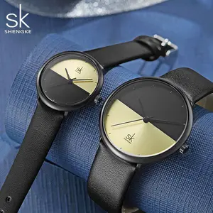 SK coppia orologi per amante regalo di san valentino coppia in pelle orologio da polso lusso per moglie set di orologi da uomo coppia di orologi