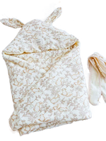 Couverture d'emmaillotage pour bébé en coton 100% personnalisée, écologique, en gros, avec motif imprimé