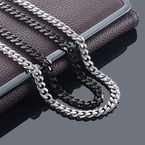 Chaîne cubaine en acier inoxydable pour homme, collier personnalisable tendance, bijoux très demandés - Product Image 4