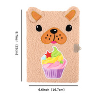 Low Moq Custom Made Kleine Niedliche Themen Cartoon Notebook Plüsch Figur Spielzeug Kinder Freundliche Tier Plüsch tier für Kinder Weihnachts geschenk