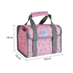 Sac isotherme réutilisable et recyclable en polyester 2026 avec fermeture éclair pour garçons et filles, idéal pour l'école, le travail, les pique-niques et la plage - Product Image 4