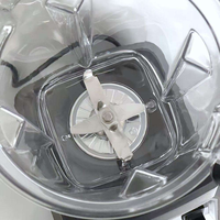 Blender à vente chaude, moteur 9850, blender commercial, pichet de 3 L, hachoir, broyeur, contrôle numérique, professionnel pour écraser la glace