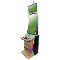 Grosir 2025 kabinet game dioperasikan koin Monitor LCD 4K lengkung 43 inci untuk stasiun Gas