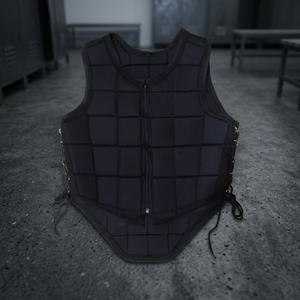 Chaleco de Equitación BLUHORSE de Algodón con Protector de Jockey, Chaqueta Acolchada Ligera para Deportes de Seguridad, con Jockstrap para Hombres Jinetes de Carreras - Product Image 3