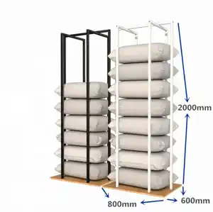 Fournisseur de présentoir d'oreiller en métal de plancher résistant de haute qualité présentoir de support de stockage d'oreiller en métal de Chine
