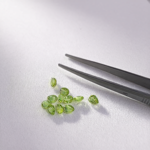 Natural Green <b>Peridot</b> Faceted Pear Cut Loose Gemstone 4mm to 5mm for <b>Jewelry</b> Making Wholesale - Product Image 6