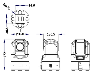 Monitoreo móvil 5/4G PTZ Cámara Batería <span class=keywords><strong>de</strong></span> litio <span class=keywords><strong>Instalación</strong></span> rápida Wifi GPS 2MP 33X <span class=keywords><strong>Zoom</strong></span> Tráfico temporal - Product Image 4