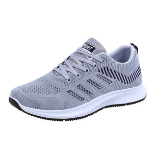 Men's Summer Mesh Breathable Lace-up Casual Sneakers <b>Comfortable</b> Low-heeled <b>Work</b> <b>Shoes</b> Plastic Outsole 2023 New Running <b>Shoes</b> - Product Image 5