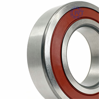 Roulement à billes à gorge profonde NTN 6206LLU, 30x62x16mm, en acier chromé scellé, à une rangée, faible bruit, pour usage agricole et industriel