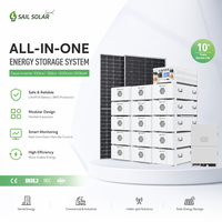 Kit solaire complet Deye hybride triphasé 100 kW 125 kW 400 V avec système de batterie HV 241 kWh 257 kWh