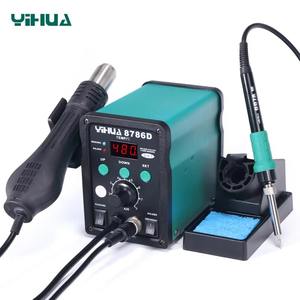 YIHUA 8786D SMD Rework stazione di saldatura 740W 2 in 1 Display digitale ad aria calda pistola saldatrice - Product Image 2