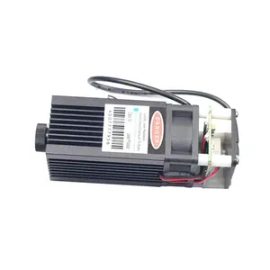 High Quality High Power Focusable 12VDC 450nm 15W Blue Laser Module for Laser Engraving