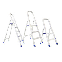 Échelle pliante multifonctionnelle en alliage d'aluminium, robuste et durable, pour usage scolaire moderne et domestique, capacité de charge de 150 kg