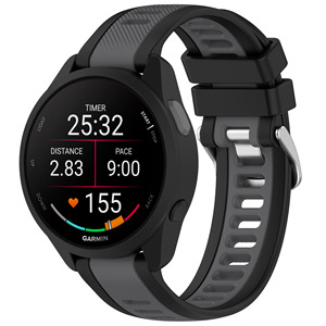 <span class=keywords><strong>Correa</strong></span> de reloj inteligente para Garmin TPU, pulsera de muñeca de 20mm y 22mm, <span class=keywords><strong>Correa</strong></span> universal texturizada de doble tono para <span class=keywords><strong>Forerunner</strong></span> 165 - Product Image 5