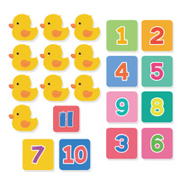 Jouets de bain en mousse EVA personnalisés pour enfants âgés de 1 à 3 ans, canard et chiffres, jouets de baignoire à cheval pour tout-petits
