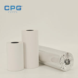 ราคาโรงงาน คุณภาพสูง กระดาษม้วนความร้อน 57*40 มม. 48 แกรม สำหรับพิมพ์บัตรจอดรถ กระดาษถ่ายโอนความร้อน - Product Image 1