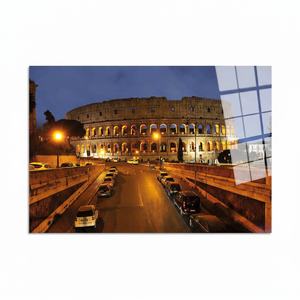 Arte de Pared de Vidrio Templado del Coliseo de Roma: Impresión en Lienzo, ARTE EN VIDRIO TEMPERADO - Product Image 2