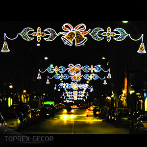 Proyecto de ciudad exterior impermeable calle decoración motivo iluminación led Navidad - Product Image 5