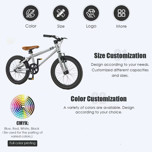 <span class=keywords><strong>Bicicleta</strong></span> Infantil de 16 Pulgadas con Ruedas de Entrenamiento, Frenos V, Una Velocidad, Cuadro de Acero, para Niños de 4 a 12 Años, Disponible en Fábrica - Product Image 2