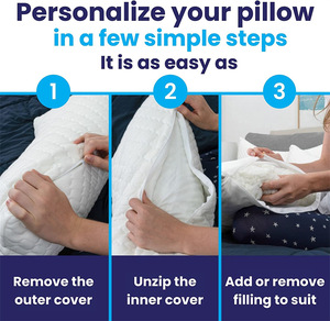 <span class=keywords><strong>Almohada</strong></span> de partículas de espuma viscoelástica, <span class=keywords><strong>almohada</strong></span> de esponja triturada, <span class=keywords><strong>almohada</strong></span> ajustable - Product Image 5