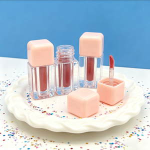 Petit tube carré transparent moulé par <span class=keywords><strong>injection</strong></span> pour brillant à lèvres, tube vide pour <span class=keywords><strong>gloss</strong></span> 4ml, flacon pour fard à paupières liquide, tubes vides pour brillant à lèvres - Product Image 3