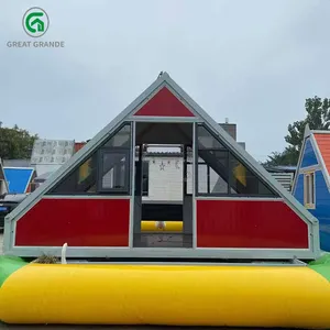 Grande Portable Triangle Container Home 40ft Prefab Homes Children House Storage Home For Sale