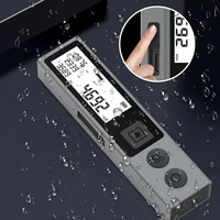 Mileseey m130 medidor de distância a laser, medidor de distância portátil, profissional, recarregável, mini 40m, tela lcd