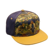 Topi Hip Hop Snapback Custom Logo Sublimasi Grosir, Topi Flat Brim Adjustable untuk Pria