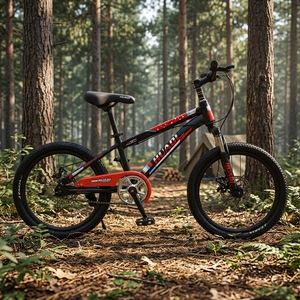 Bicicleta de montaña para niños de 20 pulgadas, precio económico de fábrica, OEM, acero con alto contenido de <span class=keywords><strong>carbono</strong></span>, bicicleta para niños con suspensión completa, <span class=keywords><strong>MTB</strong></span> infantil - Product Image 1