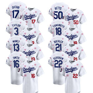 2025 Herren Los Angeles Home Tokyo Serie Jersey Baseball Shirts Custom Wear Genähte bestickte Uniformen mit Logos Weiß - Product Image 2