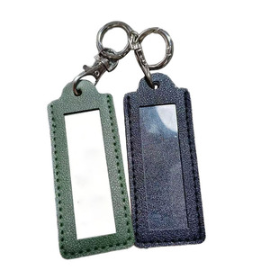 Exclusive Service Personalized Name Tag PU Pendant Protective Cover for Veterans Outing Display Promotional Business Gift