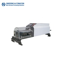 Machine à dénuder les câbles automatique grand diamètre Dinggong DG-XB-300, dénudeur de gaine de câble à lame rotative 10-50mm 0-280mm, système PLC