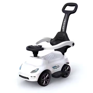 جديد مضاد للسقوط <span class=keywords><strong>3</strong></span> في 1 للأطفال من عمر 1 إلى <span class=keywords><strong>3</strong></span> سنوات ، راكب رضيع متعدد الوظائف بأربع عجلات مع قضيب دفع - Product Image 3