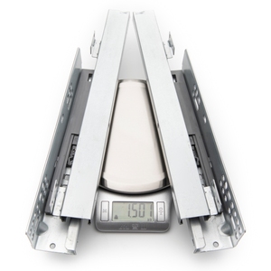 2 glissières de <span class=keywords><strong>tiroir</strong></span> télescopiques hydrauliques invisibles autobloquantes pliables Glissières de <span class=keywords><strong>tiroir</strong></span> sous montage Guides de <span class=keywords><strong>tiroir</strong></span> avec goupille - Product Image 1