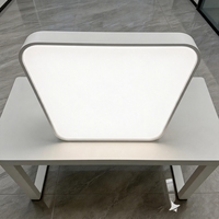 Plafonnier LED carré 500 mm, 36 W, fin, 50 mm d'épaisseur, luminaire LED créatif et tendance pour la maison, salon, chambre à coucher