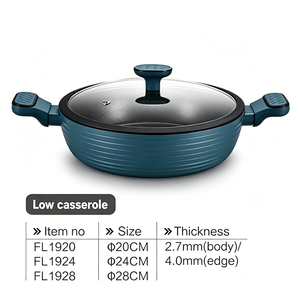 Ensemble de casseroles et poêles de cuisine à induction de haute qualité, wok, soupière, poêle à frire, <span class=keywords><strong>en</strong></span> alliage d'aluminium épaissi, antiadhésif <span class=keywords><strong>Tefal</strong></span> - Product Image 4