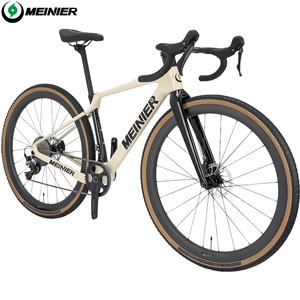 700c אופני חצץ עם פחמן 12 ° חצץ ידית פחמן מלא כביש פחמן 1 x11 מהירות דיסק בלם דיסק אופניים - Product Image 4