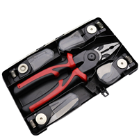 Pince multifonctionnelle professionnelle 5-en-1 la plus populaire XC 2025, dénudeur de fils manuel, kit d'outils personnalisable OEM, garantie 3 ans