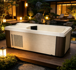 อ่างน้ำแข็งสำหรับนักกีฬา Vanace Pro พร้อมระบบแช่น้ำเย็นและไฟ LED แบบออลอินวัน ทำจากอะคริลิก - Product Image 1