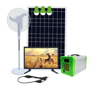 Sistema Solar de 60W con Cables de 5m, Sistema Portátil Fuera de la Red para Uso Doméstico, Sistema Completo de Energía Solar SPS01 - Product Image 4