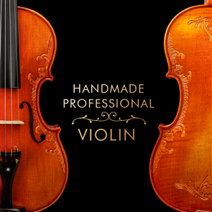 Factory Directly Professional Handmade Violin 4/4 European Wood Handmade Oil Advanced Fiddle <strong>Violino</strong> 1716 Engraved Violin Case - Product Image 2