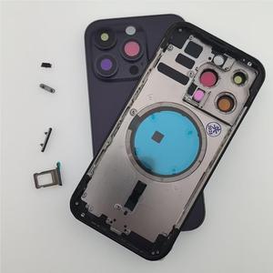 กรอบครอบกระจกด้านหลังเต็มกรอบแบบดั้งเดิมโครงตรงกลางสำหรับ14 Pro - Product Image 3