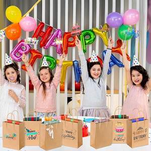 Sacs cadeaux en papier avec papier de soie et poignées, sacs de fête en gros pour anniversaires, mariages et fêtes - Product Image 3