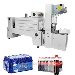 Pe Film Bottle Heat Shrink Tunnel Wrap Packing Machine/l Bar Sealing Machine/trayed Glass Bottle Heat Shrink Tunnel Packaging