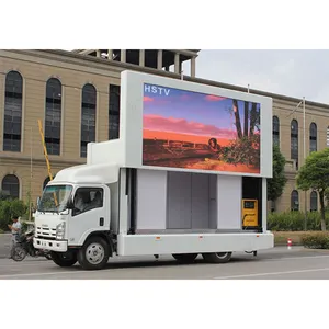 Outdoor Waterdichte Kast Panel Reclame Video Wall Billboard Led Scherm Voor Mobiele Truck Trailer